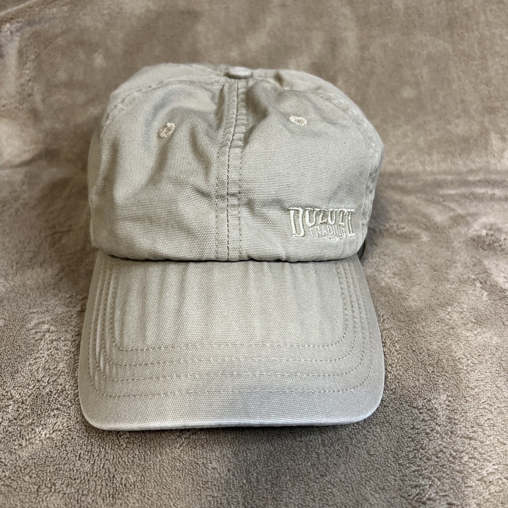Duluth Trading Co Men's Fitted‎ Hat Khaki Size L Cotton Blend Embroidered